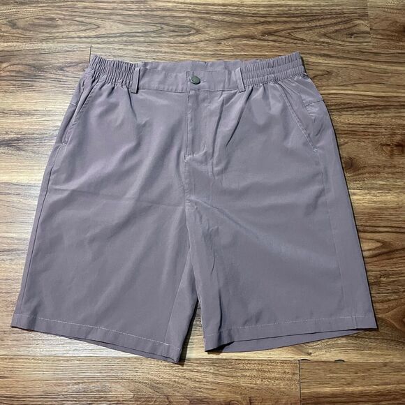 Gradual Chino Shorts Purple Golf Fishing Lightweight Polyester Men's Size Large - Picture 1 of 6